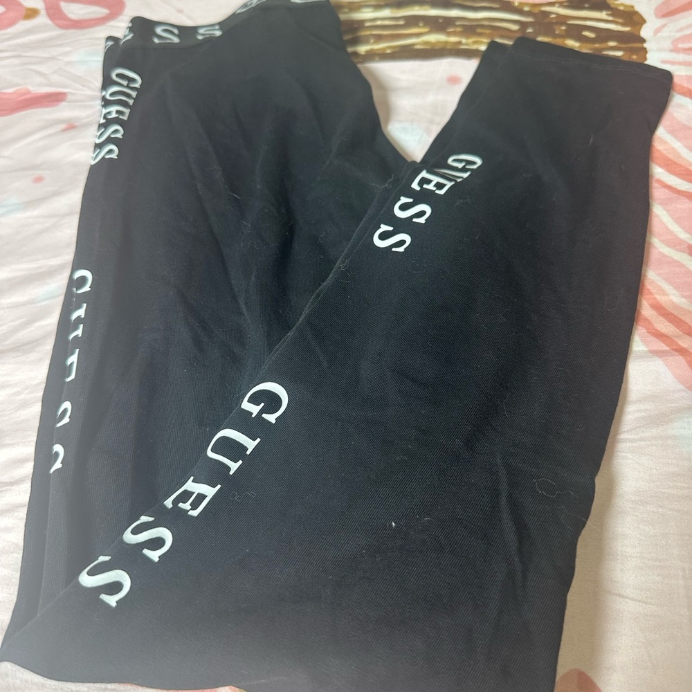 Guess Black Logo Leggings - Picture 3 of 8